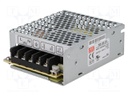 Power supply: switched-mode; modular; 36W; 24VDC; 99x82x36mm; 1.5A