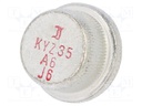 Diode: rectifying; 600V; 35A; 130A; Ø12,77x6,6mm; anode on wire