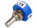 Potentiometer: shaft; single turn; 1kΩ; ±20%; 1W; linear; 6.35mm