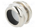 Cable gland; M63; IP68; Mat: brass; Body plating: nickel