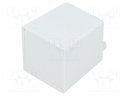 Enclosure: multipurpose; with fixing lugs; X: 31mm; Y: 36mm; Z: 31mm