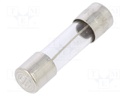 Fuse: fuse; time-lag; 50mA; 250VAC; cylindrical,glass; 5x20mm