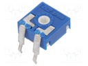 Potentiometer: mounting; single turn,horizontal; 250kΩ; 0.15W