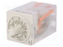 Relay: electromagnetic; DPDT; Ucoil: 12VAC; 10A; max.250VDC; 83g