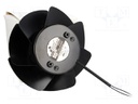 Fan: AC; axial; 230VAC; Ø136x58mm; 330m3/h; 45dBA; ball bearing