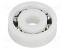 Bearing: ball; Øint: 6mm; Øout: 19mm; W: 6mm; Cage: polyamide