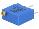 Potentiometer: mounting; multiturn; 2kΩ; 500mW; THT; ±10%; linear