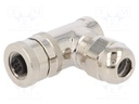 Plug; M12; PIN: 5; female; A code-DeviceNet / CANopen; for cable