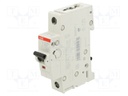 Circuit breaker; 230VAC; Inom: 20A; Poles: 1; DIN; Charact: B; 10kA