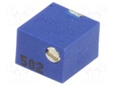 Potentiometer: mounting; vertical,multiturn; 5kΩ; 250mW; SMD; ±10%