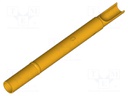 Test probe socket; Contact plating: gold-plated; soldered