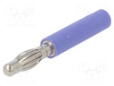 Adapter; 4mm banana; banana 2mm socket,banana 4mm plug; 10A