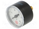 Manometer; 0÷25bar; 40mm; non-aggressive liquids,inert gases