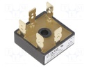 Three-phase bridge rectifier; Urmax: 1.6kV; If: 20A; Ifsm: 380A