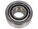 Bearing: tapered roller; Øint: 30mm; Øout: 72mm; W: 28.75mm