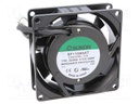 Fan: AC; axial; 115VAC; 80x80x25mm; 37(±5%)m3/h; 34.5dBA; 2900rpm