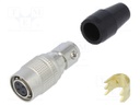 Plug; Connector: circular; HR10; female; PIN: 4; push-pull; 2A; 26AWG