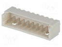 Socket; wire-board; male; PicoBlade; 1.25mm; PIN: 9; THT; 1A; tinned