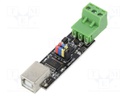 Module: converter; USB-RS485; FT232RL; USB B