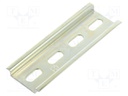 DIN rail; steel; W: 35mm; L: 100mm