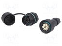 Connector: AC supply; screw terminal; male + female; 5÷14mm; 400V