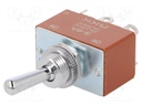 Switch: toggle; Pos: 2; DPDT; ON-ON; 10A/250VAC; 20A/30VDC; -10÷70°C