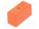 Relay: electromagnetic; SPDT; Ucoil: 5VDC; 10A/250VAC; 10A/24VDC