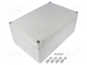 Enclosure: multipurpose; X: 200mm; Y: 300mm; Z: 132mm; FPC; IP66,IP67