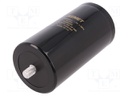 Capacitor: electrolytic; 100000uF; 63VDC; Leads: screw; ESR: 6mΩ