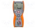 Meter: appliance meter; LCD; VAC: 0÷500V; Interface: Bluetooth