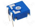 Potentiometer: mounting; single turn,horizontal; 500kΩ; 0.15W