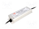 Power supply: switched-mode; LED; 99.75W; 48÷95VDC; 525÷1050mA