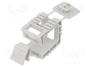 Holder; polyamide; light grey; NYM 3x1,5,Cable P-clips