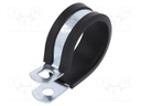 Fixing clamp; ØBundle : 28.6÷30.2mm; W: 13mm; steel; Man.series: SL