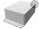 Enclosure: multipurpose; with fixing lugs; 1590; X: 82mm; Y: 111mm