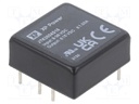 Isolated Board Mount DC/DC Converter, ITE, 2 Output, 30 W, 15 V, 1 A, -15 V