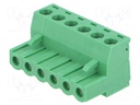 Pluggable terminal block; Contacts ph: 5.08mm; ways: 6; straight