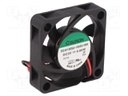 Fan: DC; axial; 5VDC; 40x40x10mm; 11.99m3/h; 23dBA; slide bearing