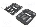 Tracked chassis; Devastator; black; 225x220x108mm; 3÷8VDC