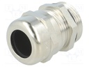 Cable gland; with earthing; PG16; IP68; Mat: brass