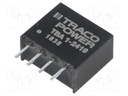 Converter: DC/DC; 1W; Uin: 21.6÷26.4V; Uout: 9VDC; Iout: 110mA; SIP4