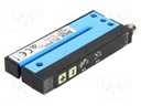 Sensor: photoelectric; transmitter-receiver; IP rating: IP65