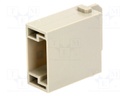 Connector: HDC; module; male; Han Modular RJ45; UL94V-0; Modules: 1