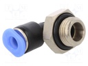 Push-in fitting; angled; G 1/8"; -0.95÷10bar; 4mm