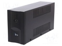 Power supply: UPS; 100x320x165mm; 480W; 800VA; 4.3kg; 7Ah; 0÷40°C