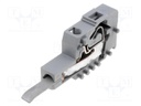 Pluggable terminal block; ways: 1; 0.08÷2.5mm2; spring clamp