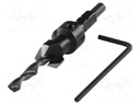 Tool accessories: screw starter; Ø: 4.5mm; 1/4" (6,3mm); blister