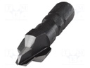 Countersink; 4÷10mm; for wood,metal,plastic; tool steel