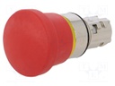 Switch: emergency stop; Stabl.pos: 2; 22mm; red; IP67; Pos: 2