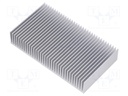 Heatsink: extruded; grilled; natural; L: 50mm; W: 90mm; H: 17mm; plain